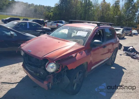 2007 Jeep Compass Limited z USA, uszkodzony, nr VIN 1J8FF57W67D234476